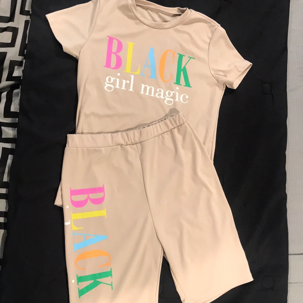 Biker short set